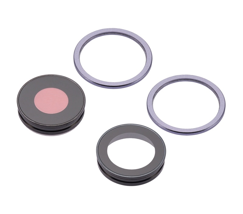 Back Camera Lens With Bracket & Bezel Compatible For iPhone 11 (Purple) (Real Sapphire / Premium)