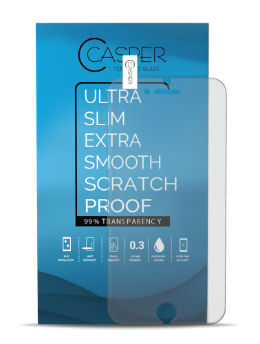 Casper Tempered Glass Compatible For iPhone 6 Plus / 6S Plus (10 Pack) (Matte)