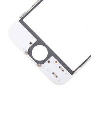 3 in 1 (Front Glass + Frame + OCA Pre-Installed) Compatible For iPhone 5 (2 Pack) (White)