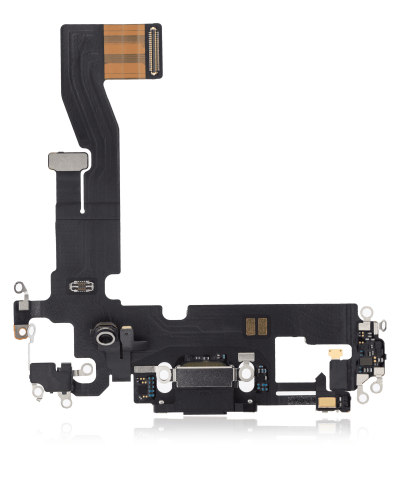 Charging Port Flex Cable Compatible For iPhone 12 / 12 Pro (Premium) (Graphite)