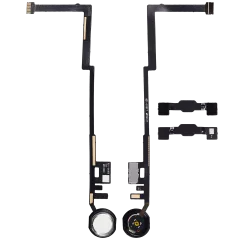 Home Button Flex Cable Compatible For iPad 5 (2017) / iPad 6 (2018) (Aftermarket Plus) (White)
