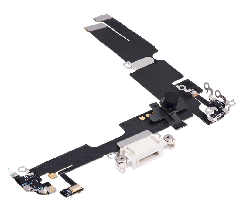 Charging Port Flex Cable Compatible For iPhone 14 Plus (Premium) (Starlight)