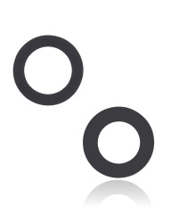 Back Camera Lens (Glass Only) With Adhesive Compatible For iPhone 13 / 13 Mini (2 Piece Set) (Aftermarket Plus)