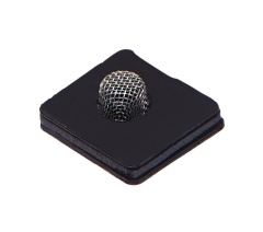 Flash Light / Power Flex Bracket With Microphone Mesh Compatible For iPhone 13 / 13 Mini (White) (10 Pack)
