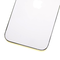 Back Housing W/ Small Components Pre-Installed Compatible For iPhone 13 Pro Max (US Version) (Used OEM Pull: Grade B) (Silver)
