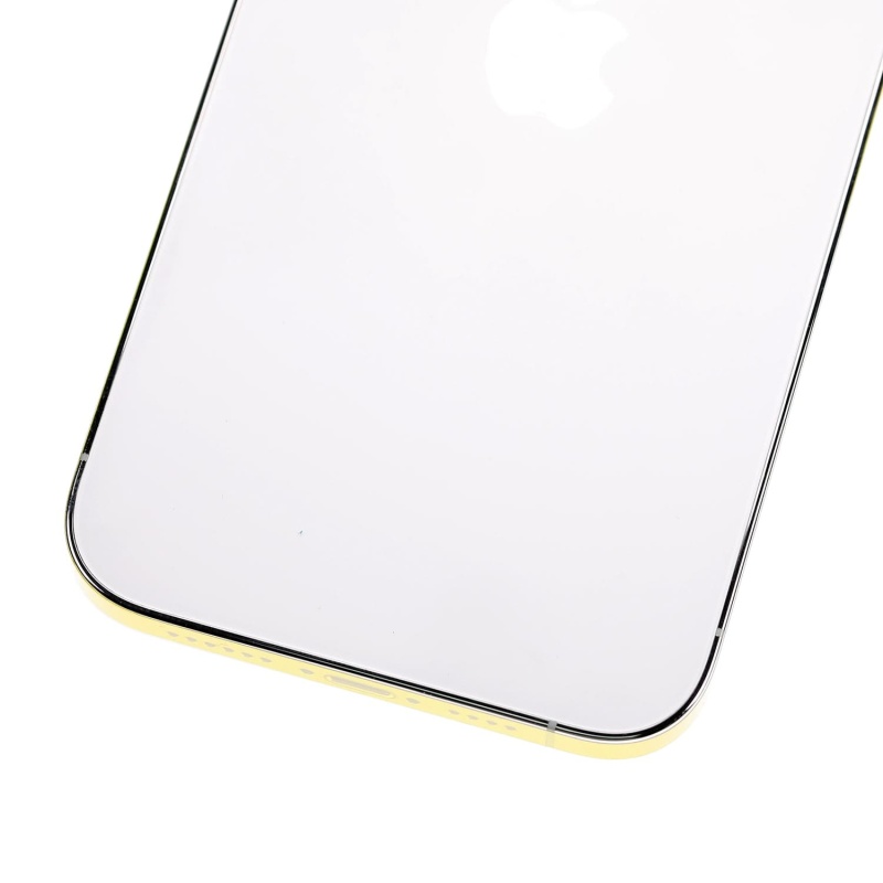 Back Housing W/ Small Components Pre-Installed Compatible For iPhone 13 Pro Max (US Version) (Used OEM Pull: Grade B) (Silver)