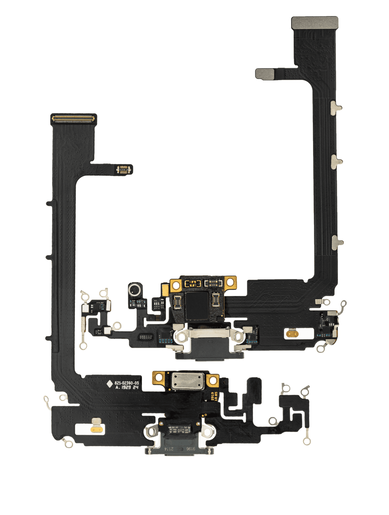 Charging Port Flex Cable With Board Compatible For iPhone 11 Pro Max (Aftermarket Plus) (Midnight Green)
