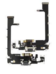 Charging Port Flex Cable With Board Compatible For iPhone 11 Pro Max (Aftermarket Plus) (Midnight Green)