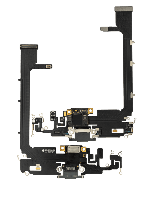 Charging Port Flex Cable With Board Compatible For iPhone 11 Pro Max (Aftermarket Plus) (Midnight Green)