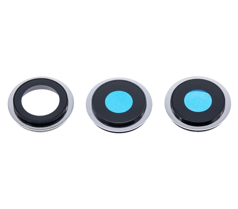 Back Camera Lens With Bracket & Bezel Compatible For iPhone 11 Pro / Pro Max (White) (Real Sapphire / Premium)