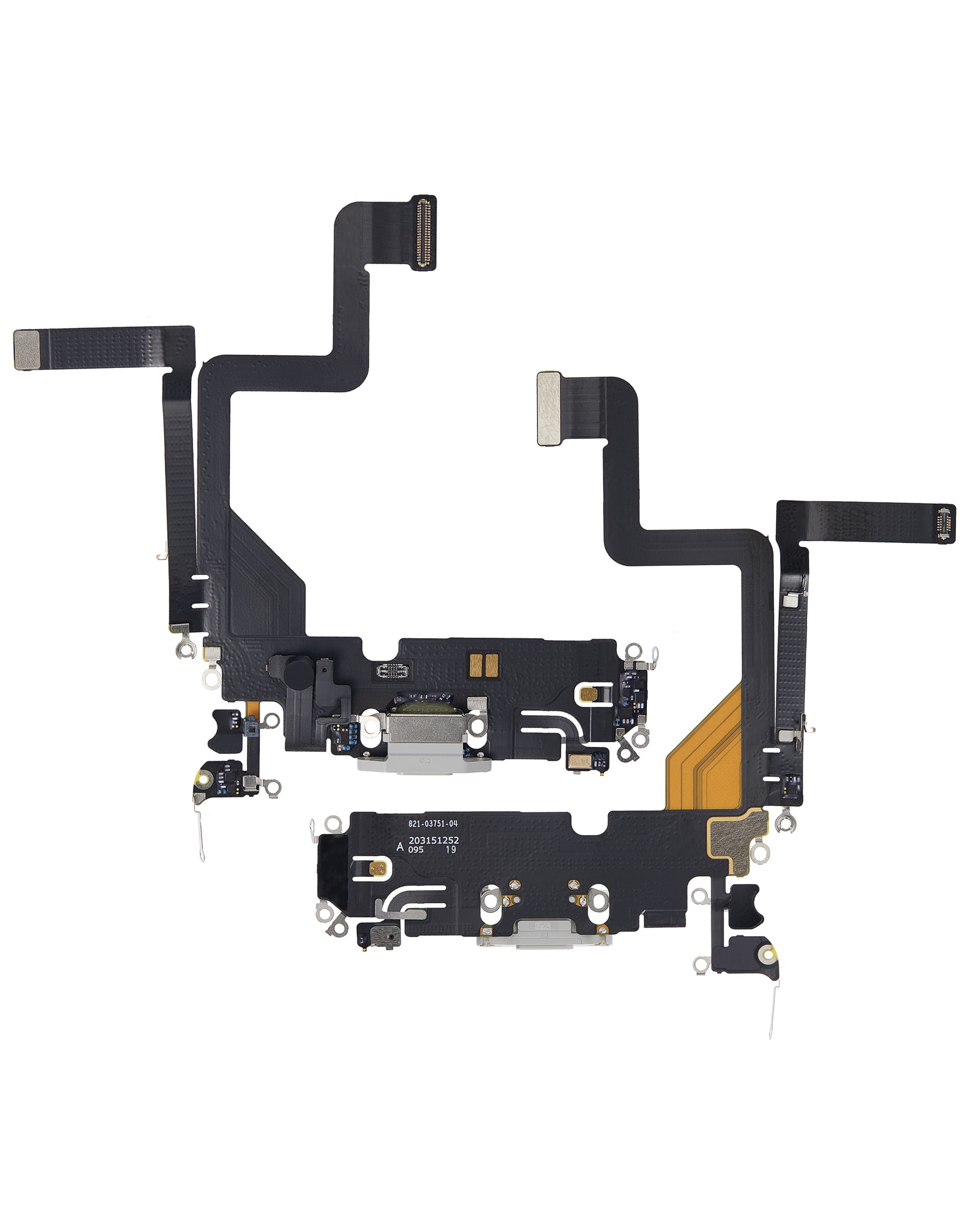 Charging Port Flex Cable Compatible For iPhone 14 Pro (Premium) (Silver)