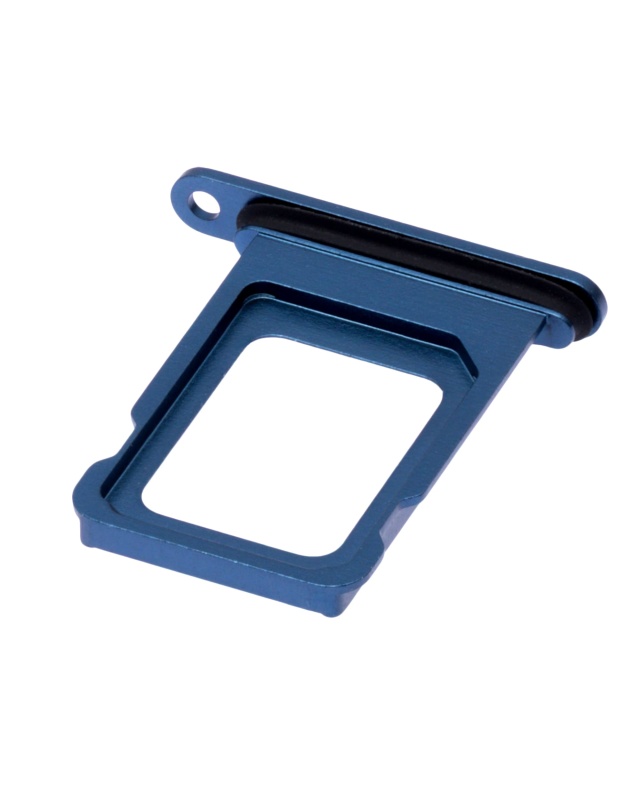 Dual Sim Card Tray Compatible For iPhone 13 (Blue)