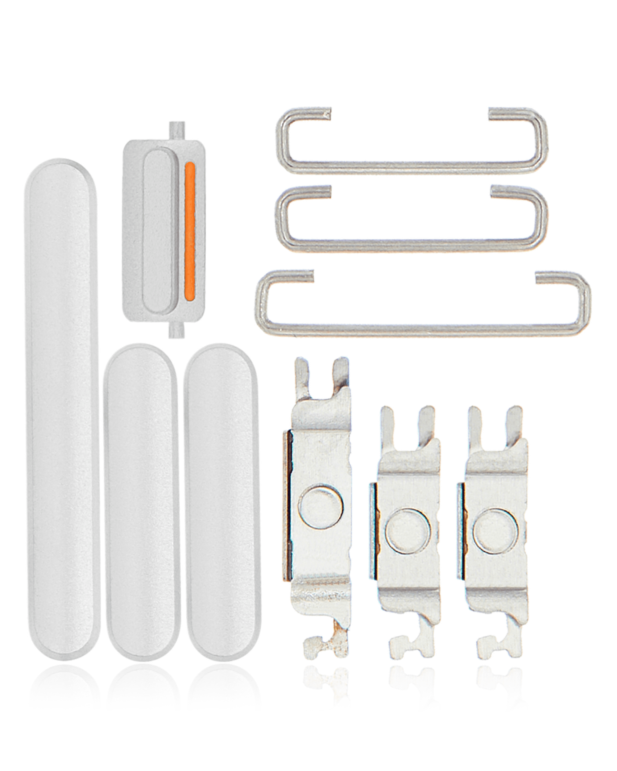 Hard Buttons (Power / Volume / Switch) Compatible For iPhone 11 (White)