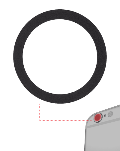Back Camera Lens (Glass Only) With Adhesive Compatible For iPhone 6 / 6S (All Colors) (10 Pack) (Real Sapphire l Premium)