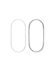 Back Camera Bezel Ring Only Compatible For iPhone X (Silver) (10 Pack)