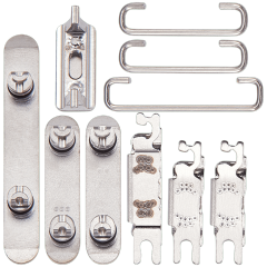 Hard Buttons (Power / Volume / Switch) Compatible For iPhone X (Gold)