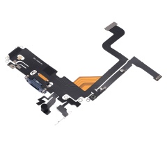 Charging Port Flex Cable Compatible For iPhone 13 Pro (Aftermarket Plus) (Sierra Blue)