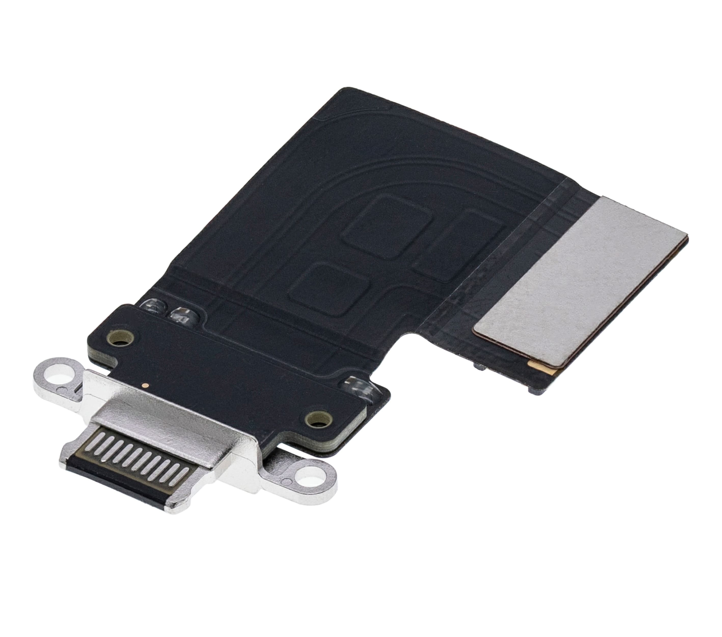Charging Port Flex Cable Compatible For iPad Pro 12.9" 3rd Gen (2018) / 4th Gen (2020) / iPad Pro 11" 1st Gen (2018) / Pro 11" 2nd Gen (2020) (Premium) (Black)