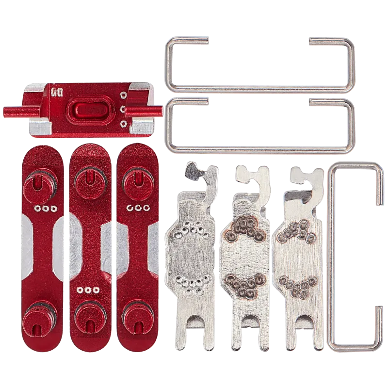 Hard Buttons (Power / Volume / Switch) Compatible For iPhone SE (2022) (Red)