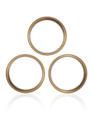 Back Camera Bezel Ring Only Compatible For iPhone 13 Pro / 13 Pro Max (Sierra Blue) (3 Piece Set)