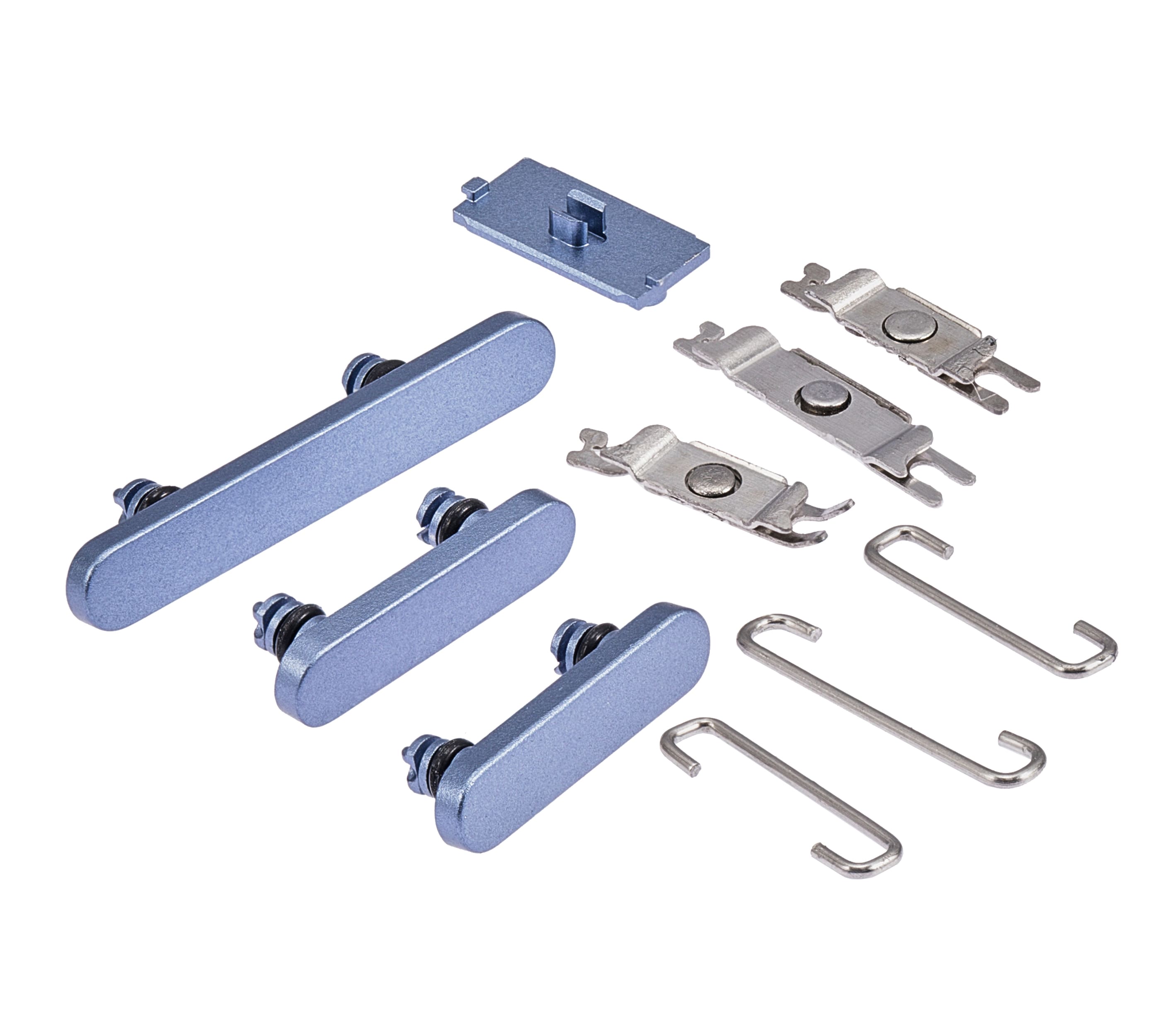 Hard Buttons (Power / Volume / Switch) Compatible For iPhone 14 / 14 Plus (Blue)