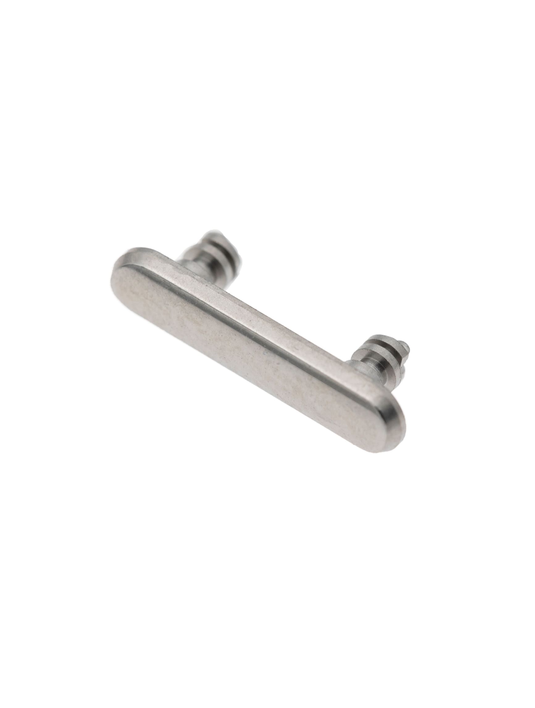 Hard Buttons (Power / Volume / Switch) Compatible For iPhone 11 Pro / 11 Pro Max (Silver)