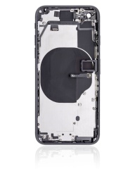Back Housing W/ Small Components Pre-Installed Compatible For iPhone SE (2020) (Used OEM Pull: Grade C) (Black)