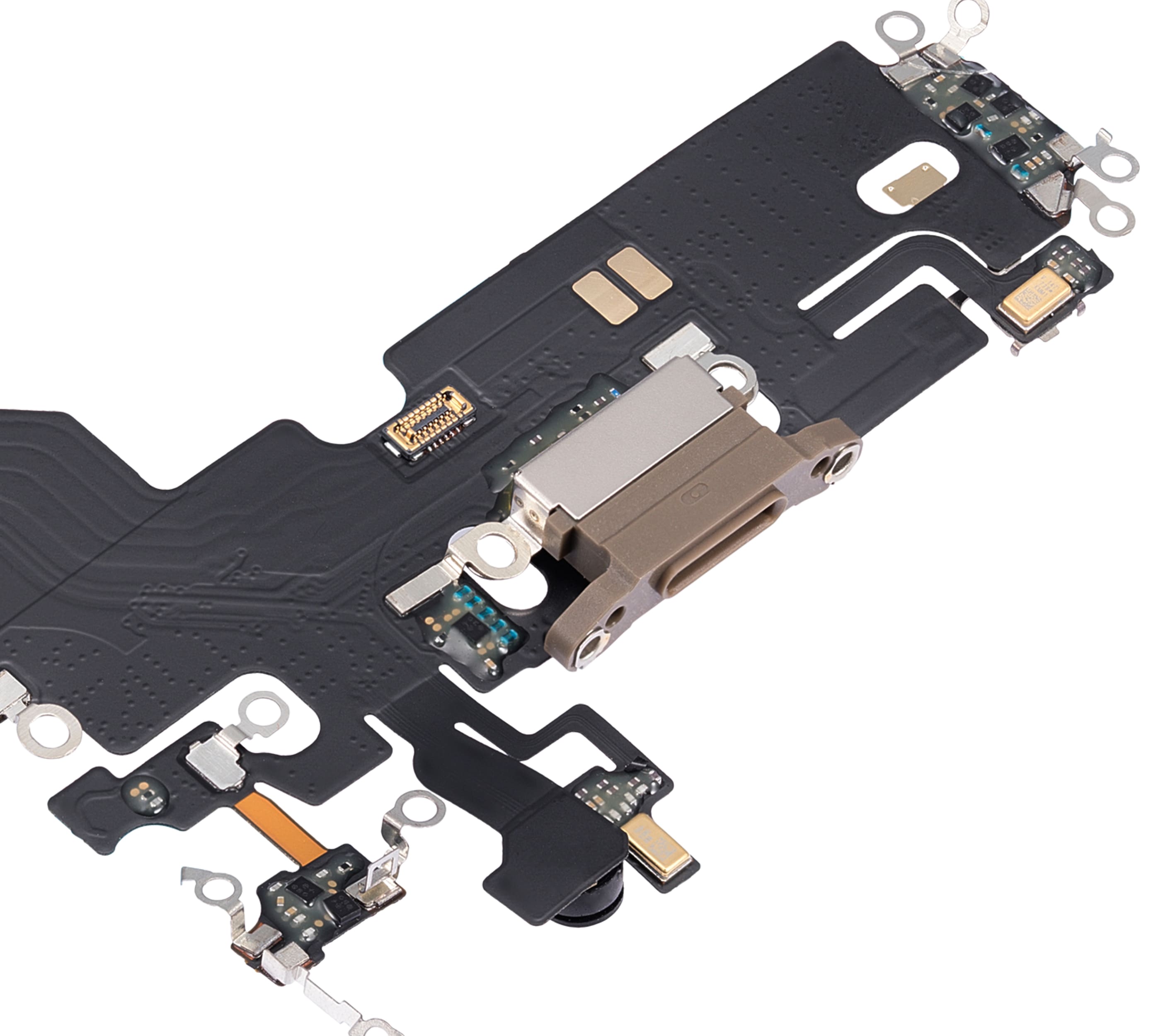 Charging Port Flex Cable Compatible For iPhone 13 Pro (Aftermarket Plus) (Gold)