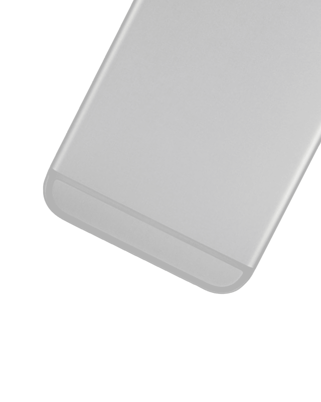 Back Housing W/ Small Components Pre-Installed Compatible For iPhone 6 (Used OEM Pull: Grade A) (Silver)