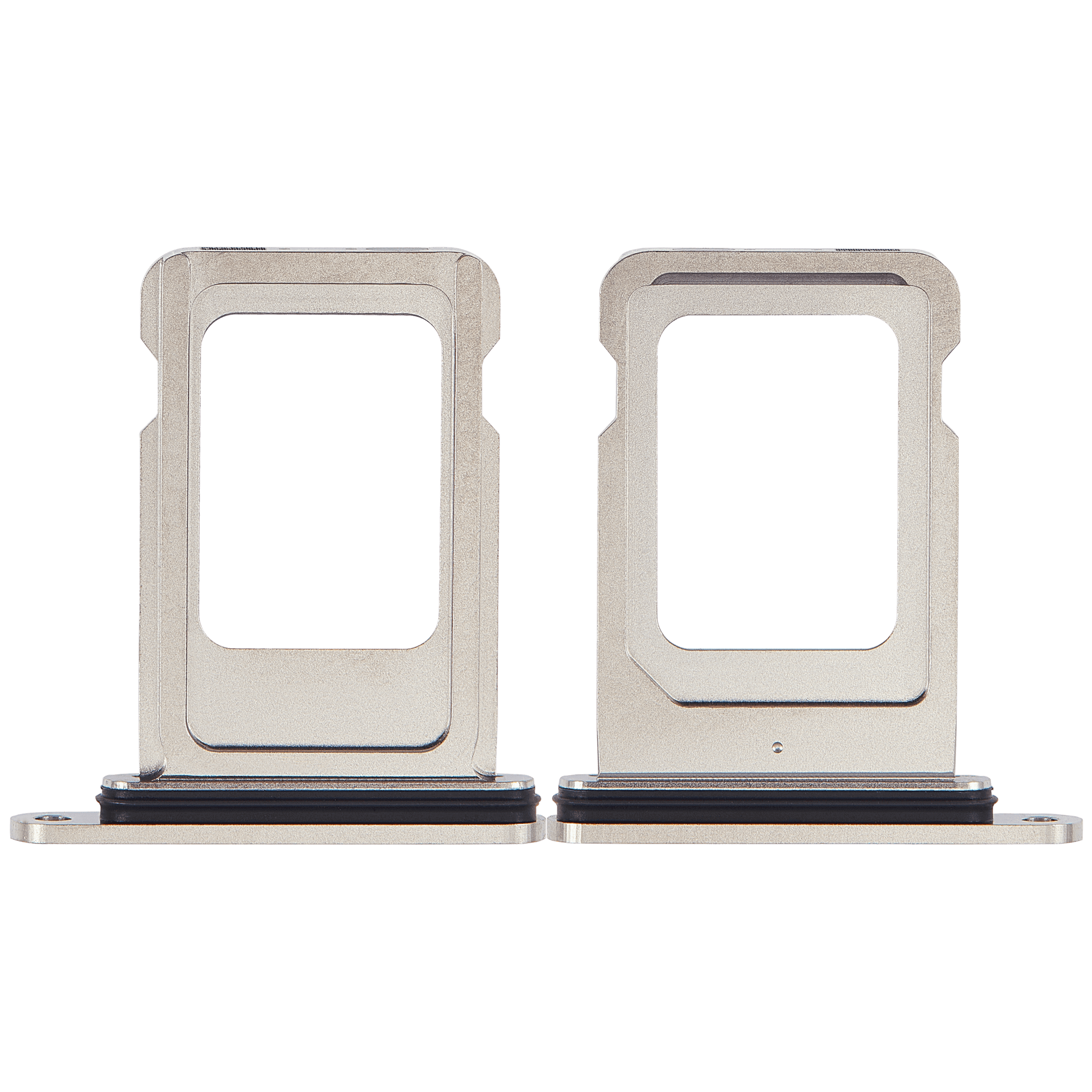 Single Sim Card Tray Compatible For iPhone 15 Pro / 15 Pro Max (White Titanium)
