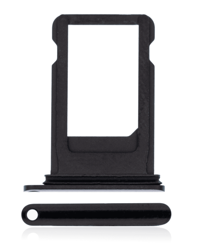 Sim Tray Compatible For iPhone 7 Plus (Jet Black)