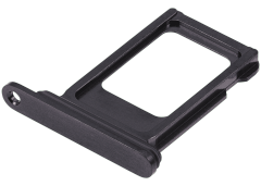 Single Sim Card Tray Compatible For iPhone 15 Pro / 15 Pro Max (Black Titanium)