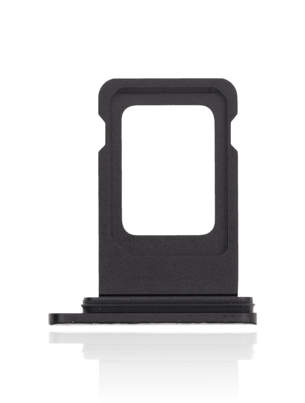 Single Sim Card Tray Compatible For iPhone 11 (Black)