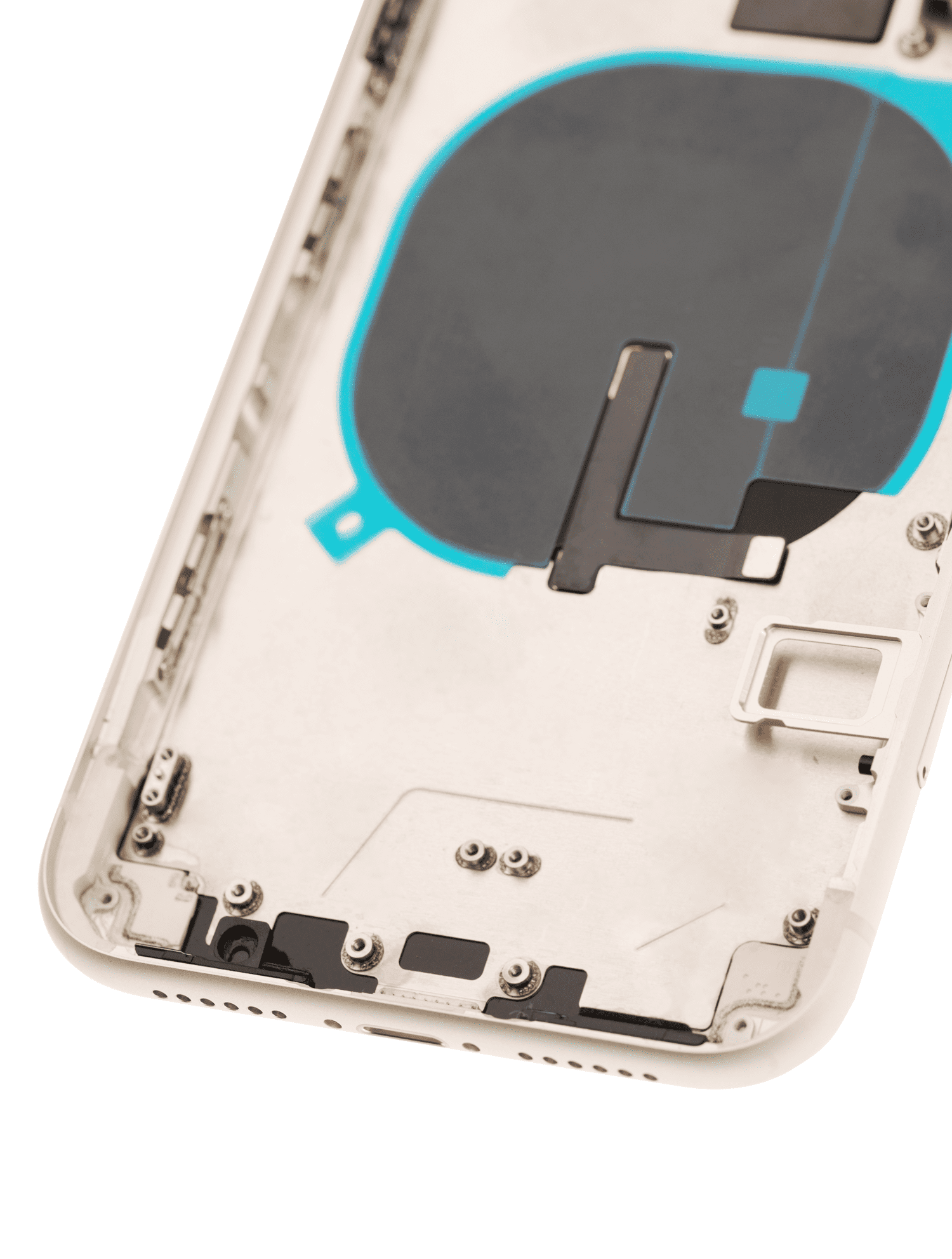 Back Housing W/ Small Components Pre-Installed Compatible For iPhone 11 (Used OEM Pull: Grade C) (White)