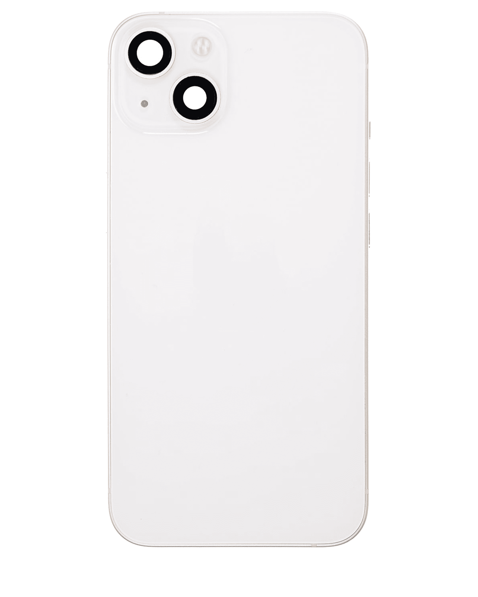Back Housing W/ Small Components Pre-Installed Compatible For iPhone 13 (US Version) (Used OEM Pull: Grade B) (Starlight)