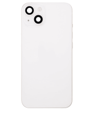 Back Housing W/ Small Components Pre-Installed Compatible For iPhone 13 (US Version) (Used OEM Pull: Grade B) (Starlight)