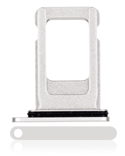 Single Sim Card Tray Compatible For iPhone 11 (White)