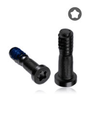 Bottom Screws Compatible For iPhone 5 (Black) (100 Pack)