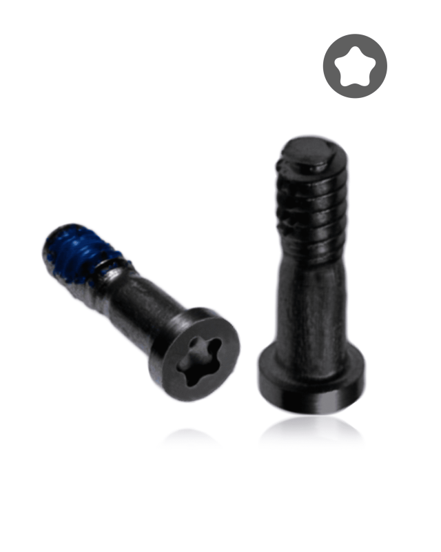 Bottom Screws Compatible For iPhone 5 (Black) (100 Pack)