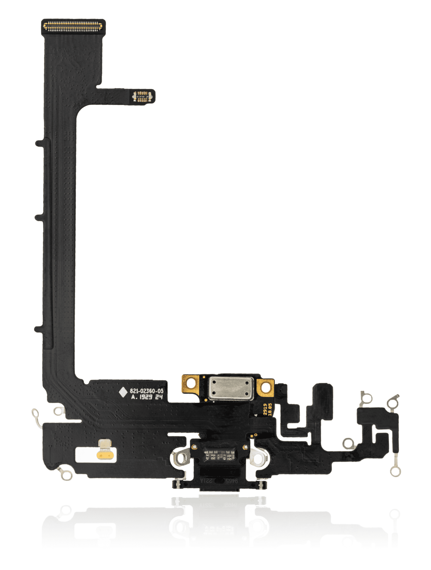 Charging Port Flex Cable With Board Compatible For iPhone 11 Pro Max (Aftermarket Plus) (Space Gray)
