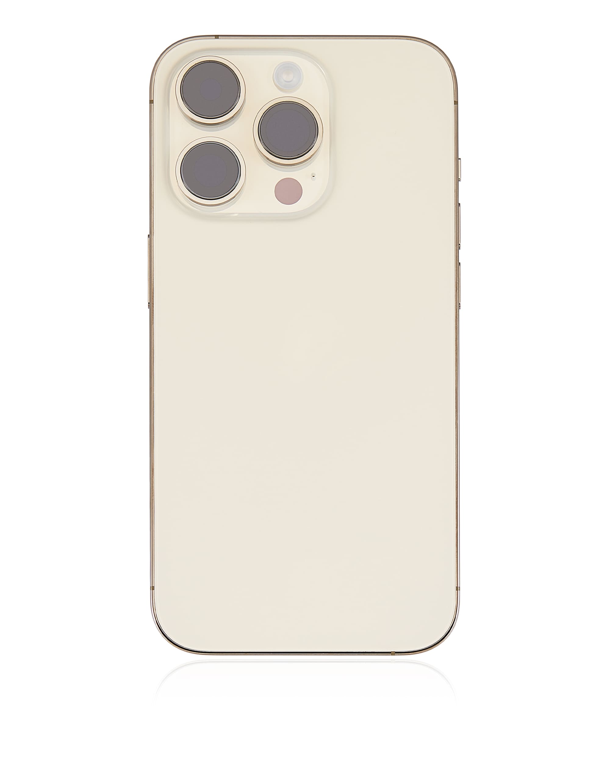 Back Housing W/ Small Pre-Installed Compatible For iPhone 14 Pro (U.S Version) (Used OEM Pull: Grade A) (Gold)