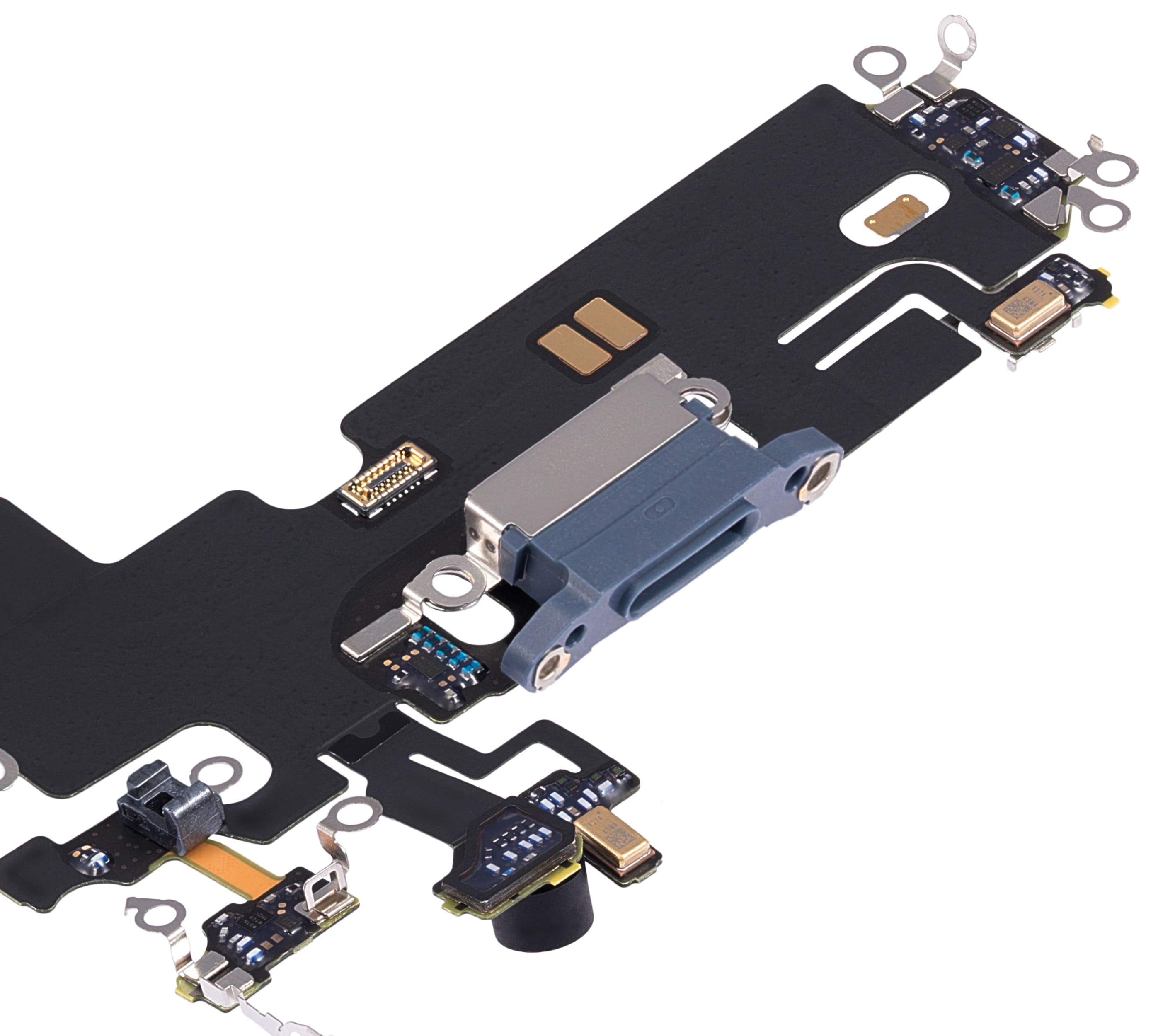 Charging Port Flex Cable Compatible For iPhone 13 Pro (Used OEM Pull) (Sierra Blue)