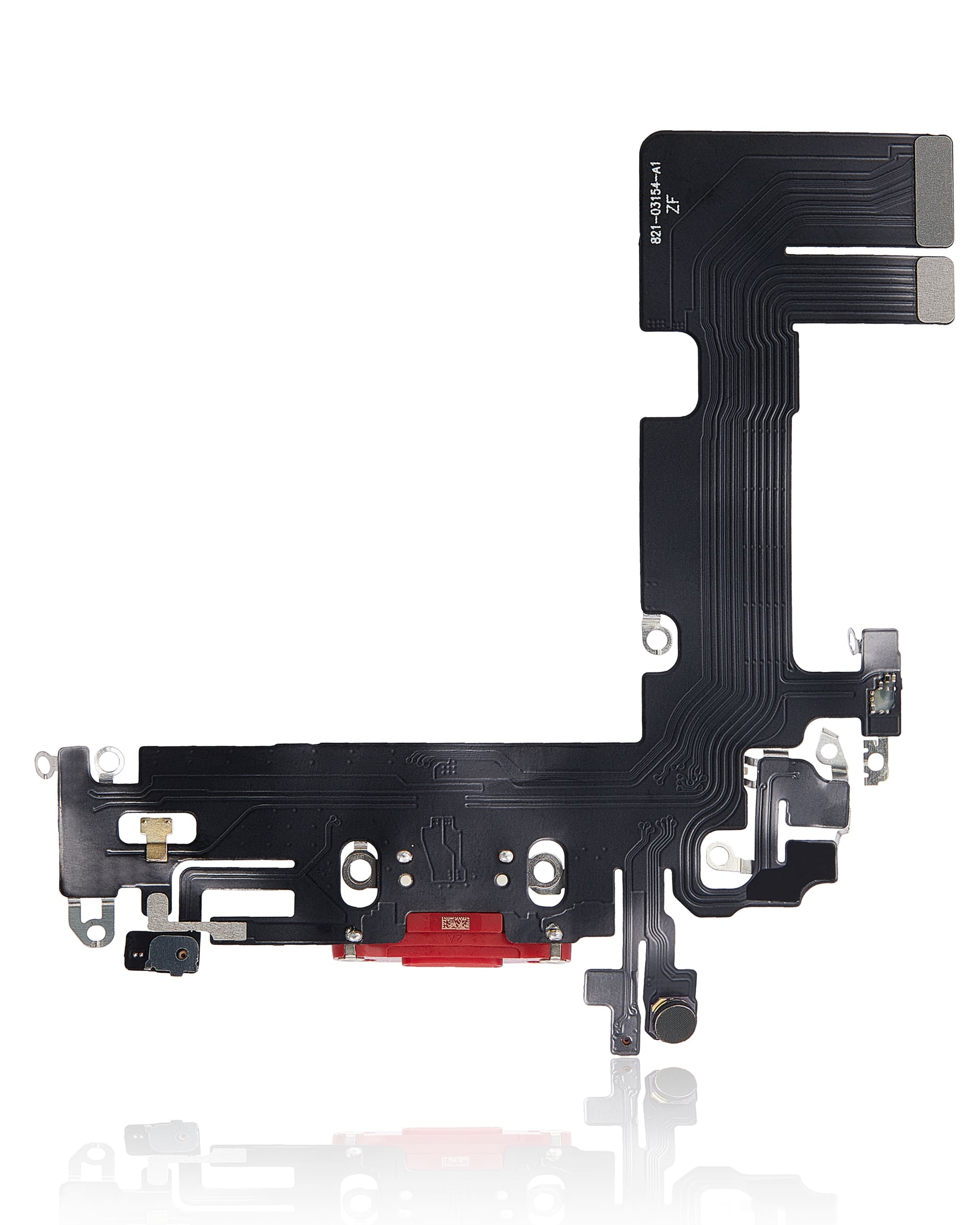 Charging Port Flex Cable Compatible For iPhone 13 (Aftermarket Plus) (Red)