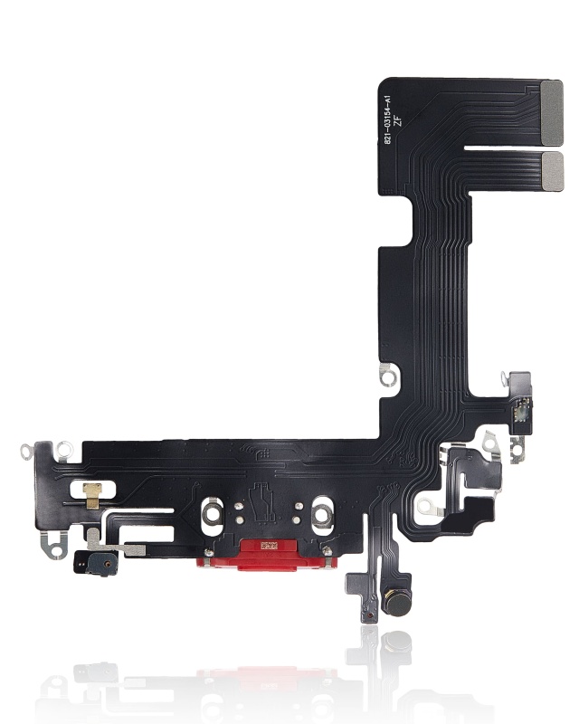 Charging Port Flex Cable Compatible For iPhone 13 (Aftermarket Plus) (Red)