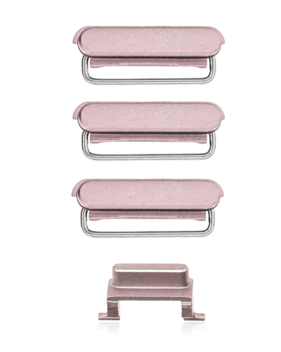 Hard Buttons (Power / Volume / Switch) Compatible For iPhone 6S (Rose Gold)