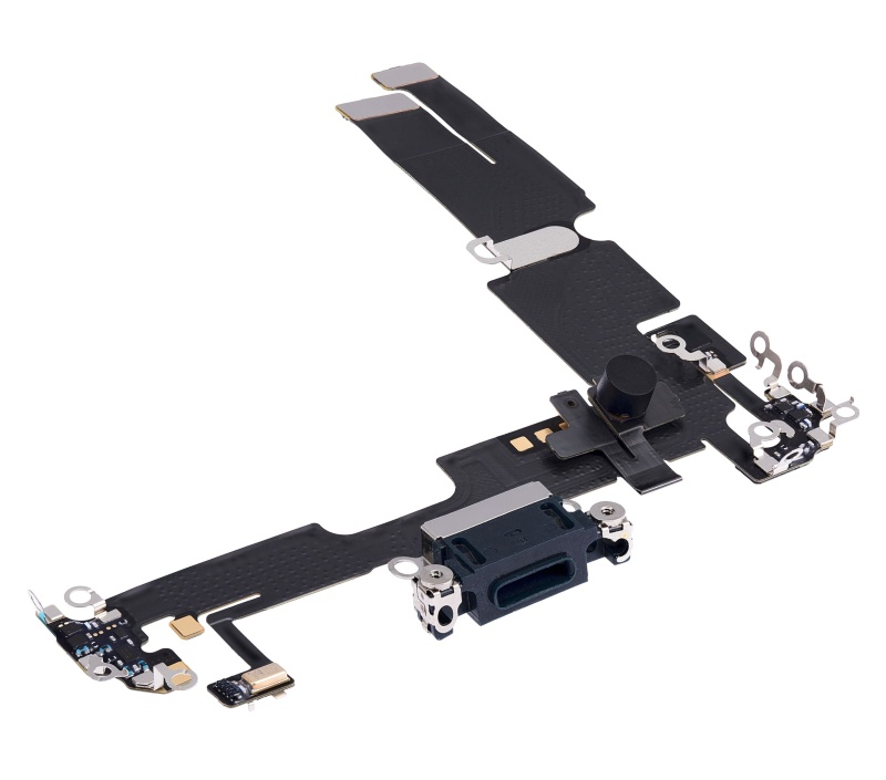 Charging Port Flex Cable Compatible For iPhone 14 Plus (Premium) (Midnight)