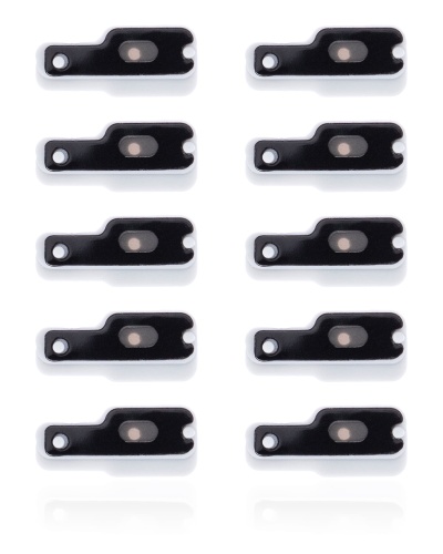 Flash Light / Power Flex Bracket With Microphone Mesh Compatible For iPhone 12 Pro Max (10 Pack)