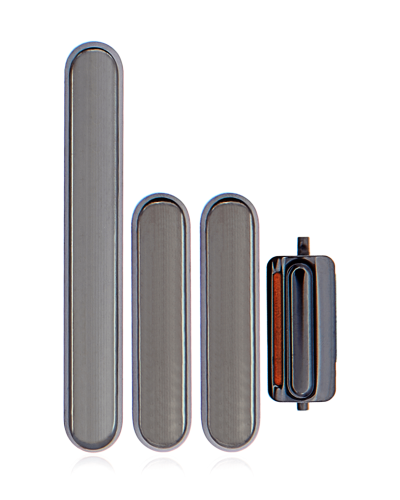 Hard Buttons (Power / Volume / Switch) Compatible For iPhone X (Black)