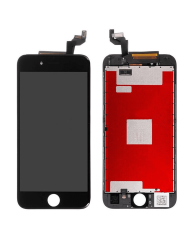LCD Assembly With Steel Plate Compatible For iPhone 6S Plus (Aftermarket) (Black)