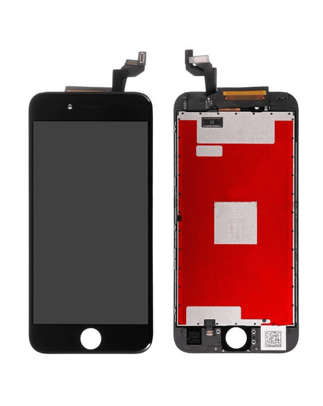 LCD Assembly With Steel Plate Compatible For iPhone 6S Plus (Aftermarket) (Black)